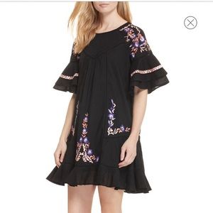 Free People Pavlo Embroidered Babydoll Dress